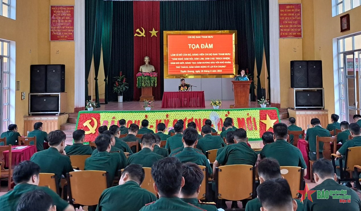 Trung đoàn 148 (Sư đoàn 316, Quân khu 2): Tọa đàm về thực hiện “7 dám”